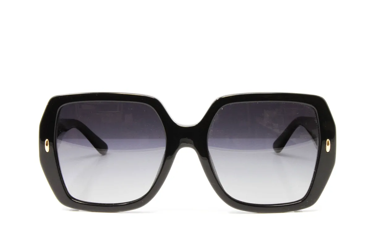 Tory Burch Black Polarized Square Sunglasses made by Tory Burch