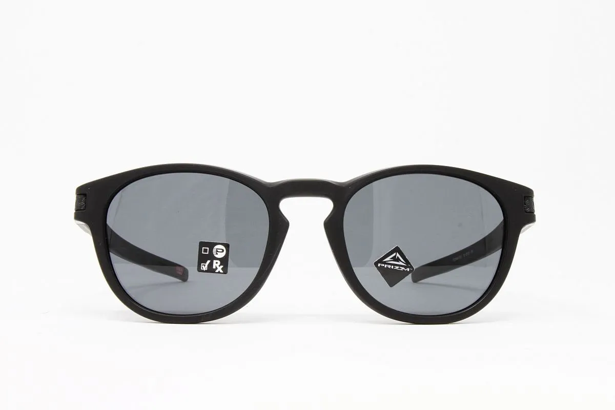 Women's Round Black Sports Sunglasses made by Oakley