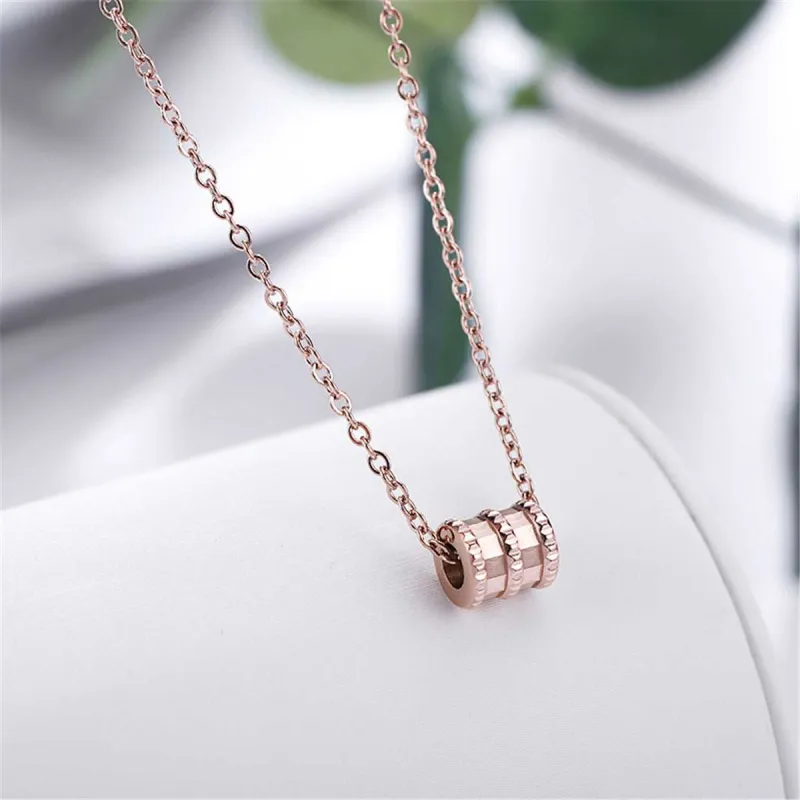 Rose Goldtone Coil Pendant Necklace made by Zulily