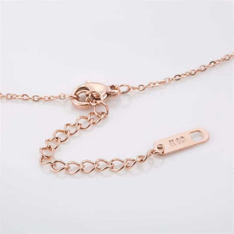 Rose Goldtone V Pendant Necklace made by Zulily