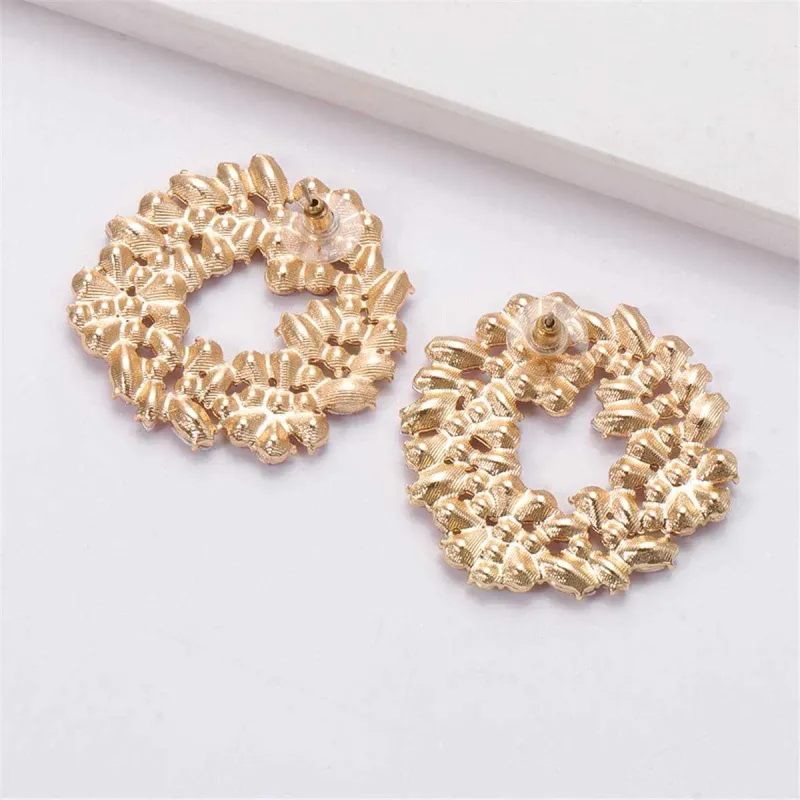 White Crystal & Cubic Zirconia Botany Stud Earrings made by Zulily