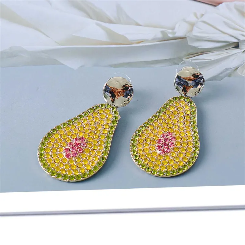 Yellow Cubic Zirconia & Goldtone Pear Drop Earrings made by Zulily