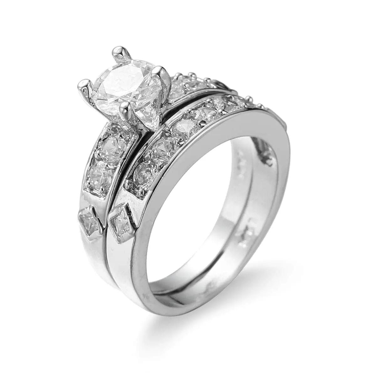 Crystal & Cubic Zirconia Ring Set sold by Zulily product image thumbnail 2