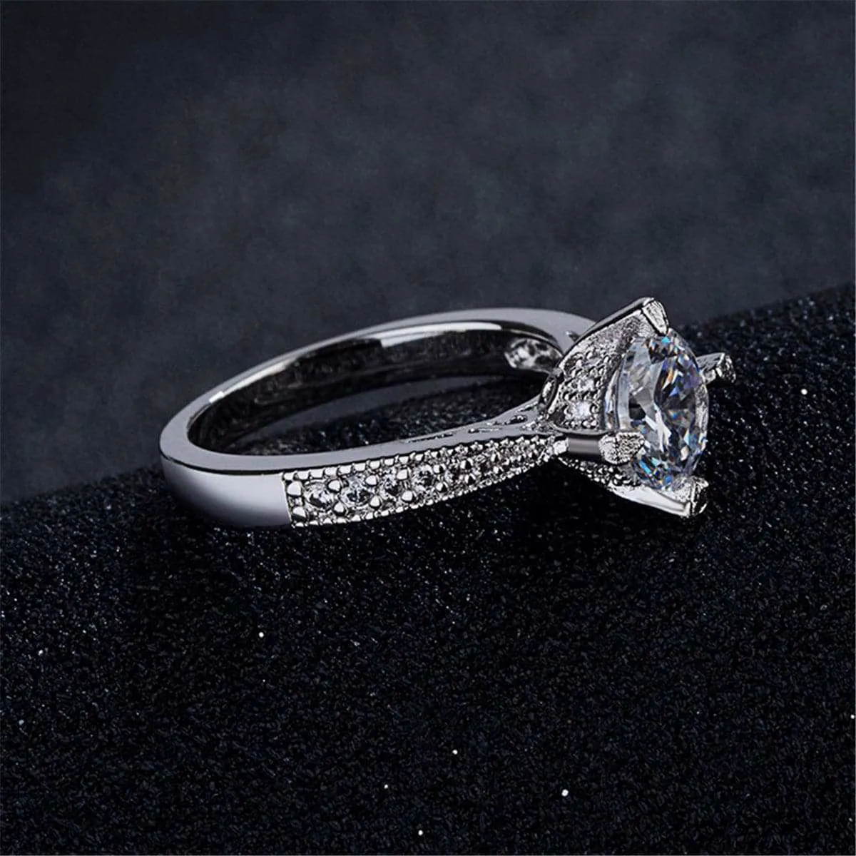 Cubic Zirconia & Crystal Cocktail Ring sold by Zulily