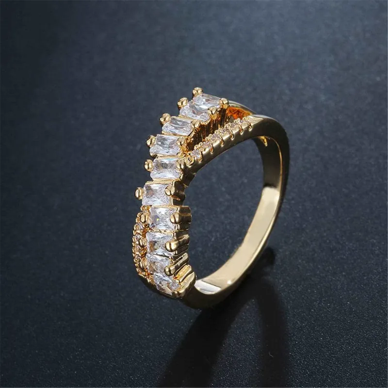 Cubic Zirconia Crisscross Ring made by Zulily