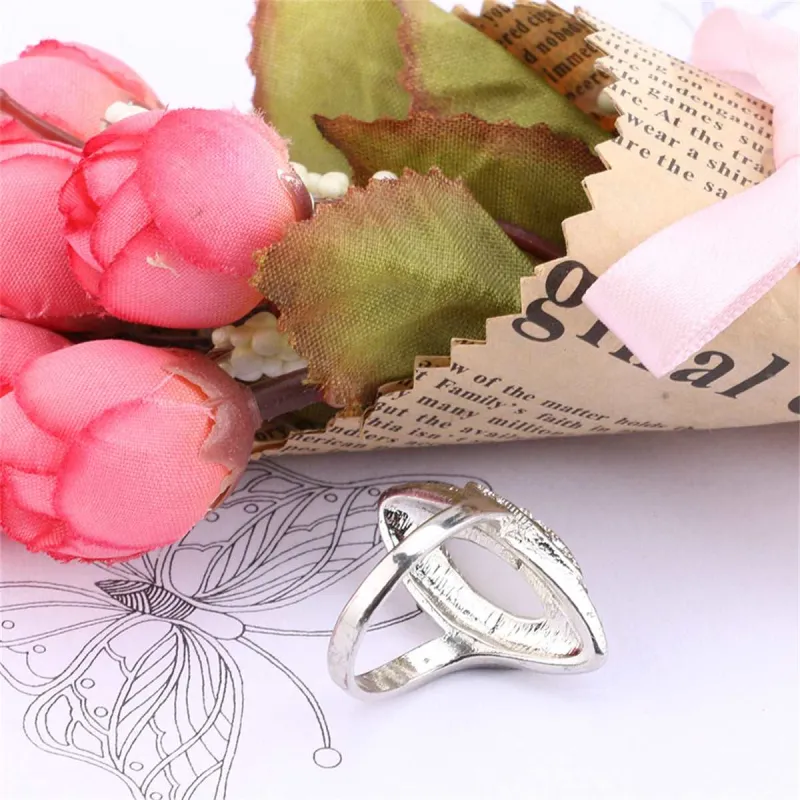 Pear Cateye & Cubic Zirconia Band Ring made by Zulily