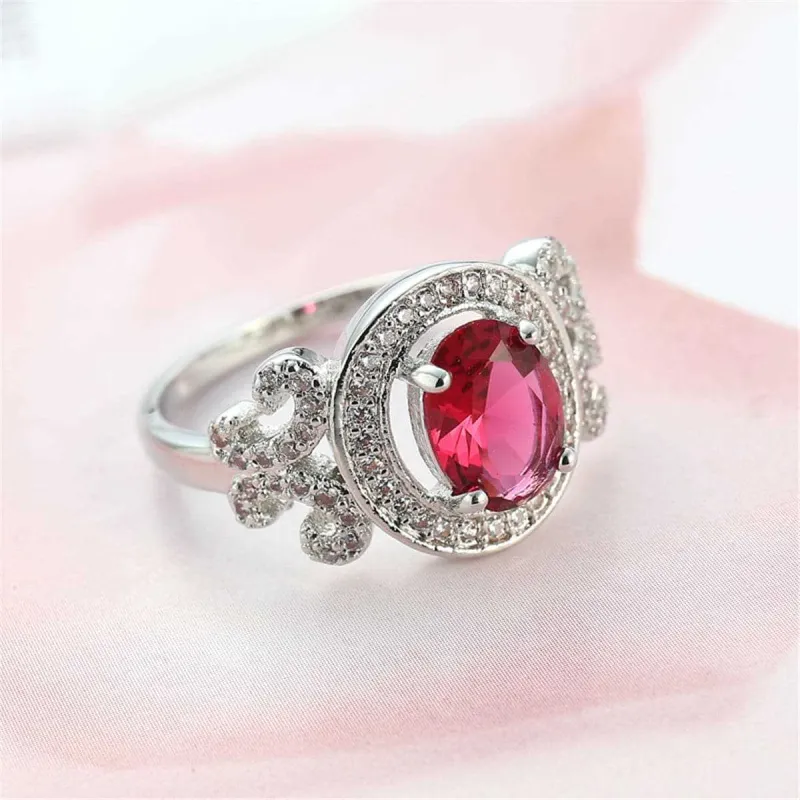 Rose Crystal & Cubic Zirconia Hola Butterfly Ring made by Zulily