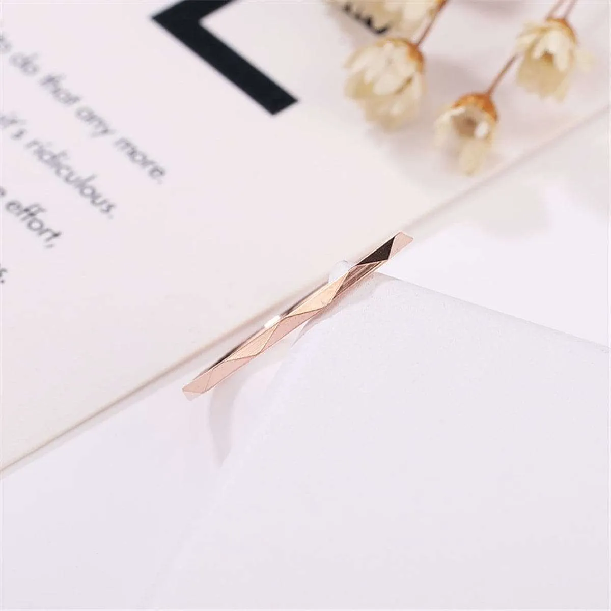 Rose Goldtone Cut Band sold by Zulily product image thumbnail 3