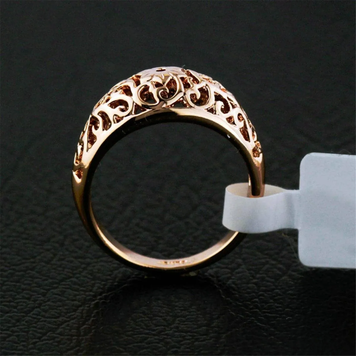 Rose Goldtone Filigree Ring sold by Zulily product image thumbnail 3