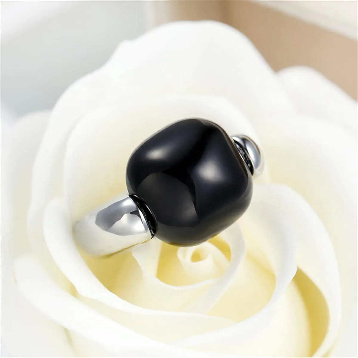 Black Princess-Cut Ring sold by Zulily product image thumbnail 2