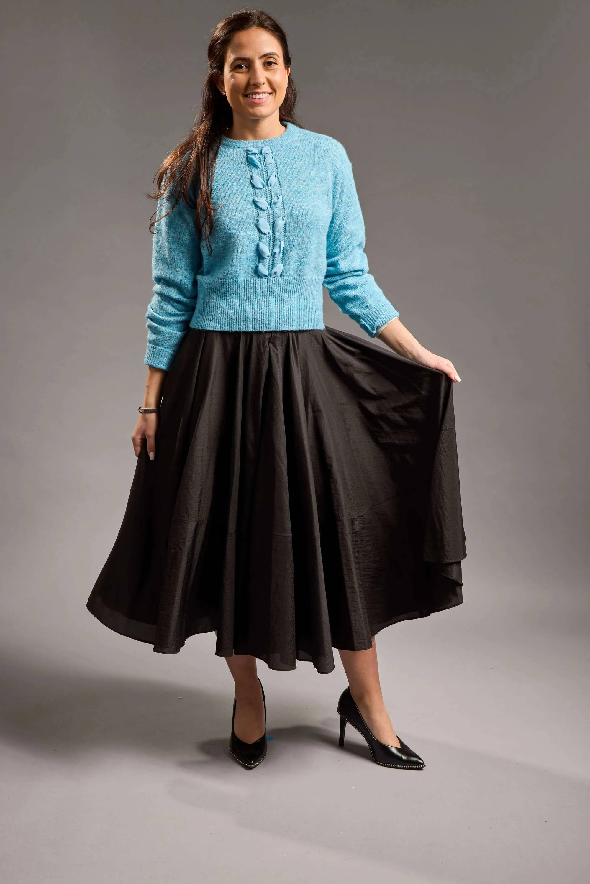 MiJN Ribbon Center Sweater sold by Zulily