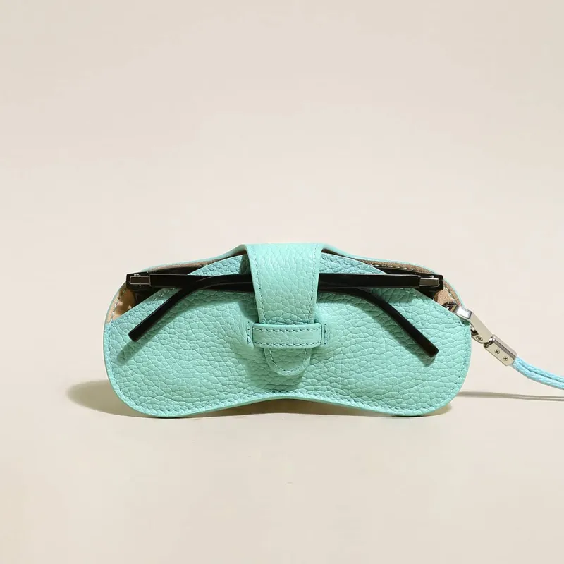 Leather Crafted Sunglasses Wrist Pouch made by Zulily