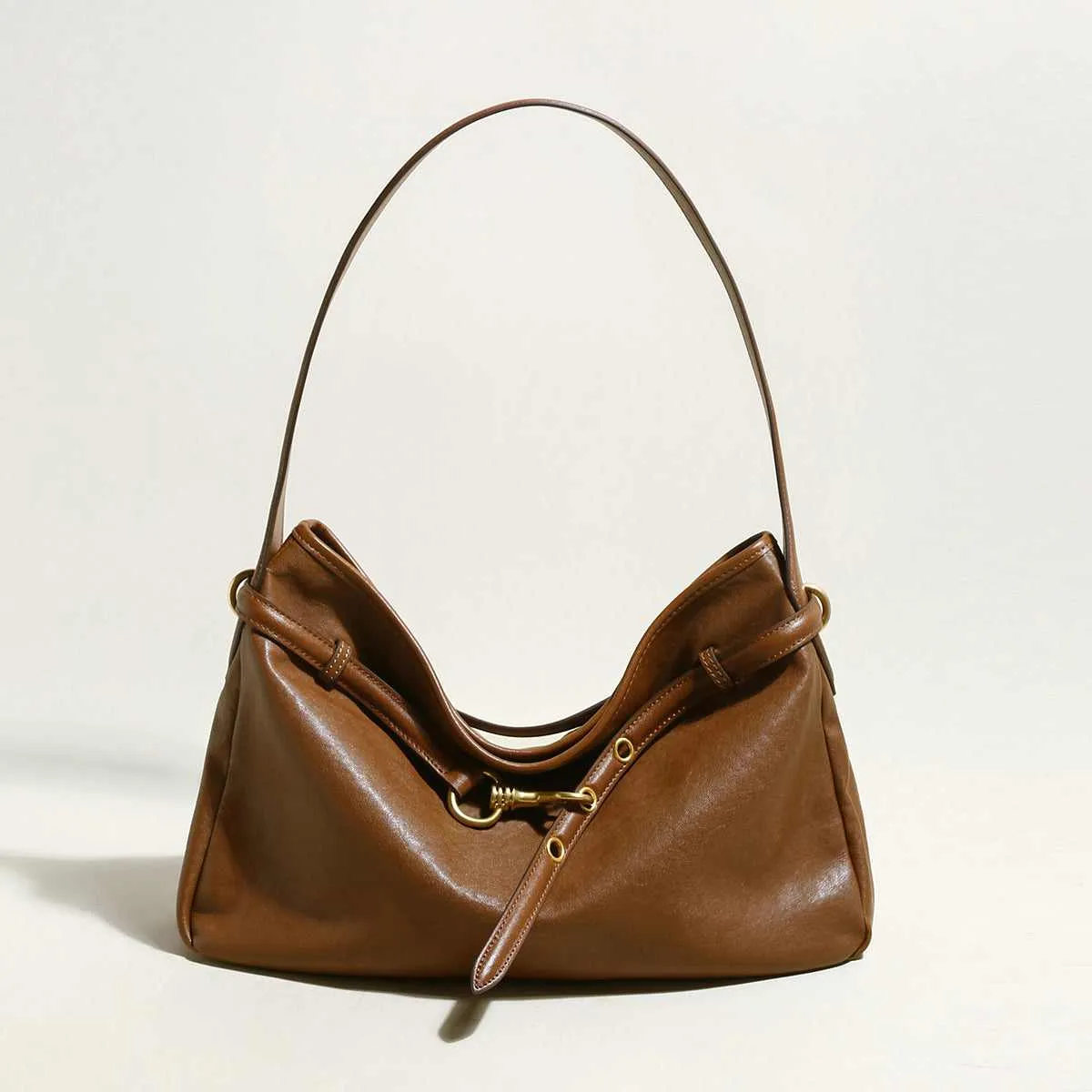 Medium Slouchy Leather Shoulder Bag sold by Zulily product image thumbnail 2