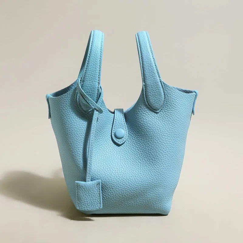 Playful Leather Bucket Bag made by Zulily