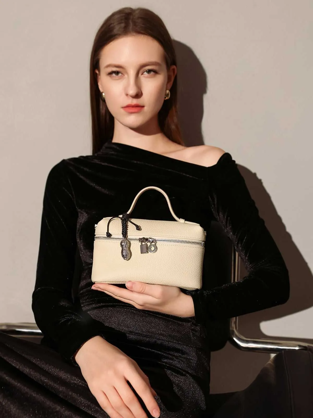 Leather Mini Cosmetic Travel Bag sold by Zulily product image thumbnail 3