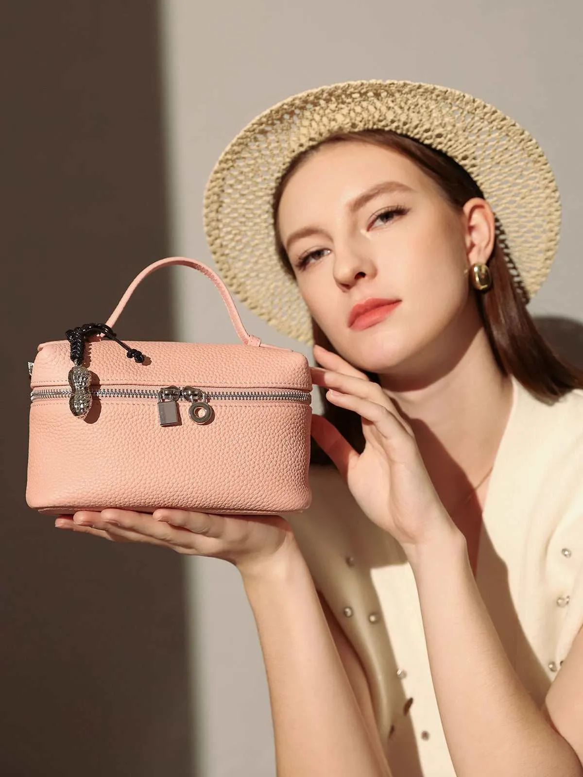 Leather Mini Cosmetic Travel Bag sold by Zulily product image thumbnail 2