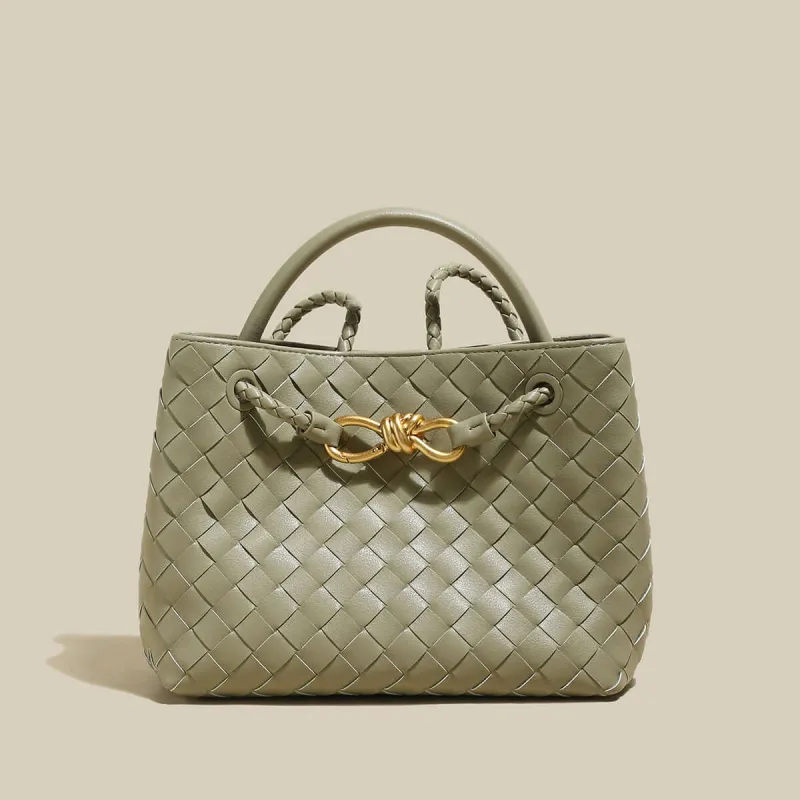 Mint Green Woven Tote Bag made by Zulily