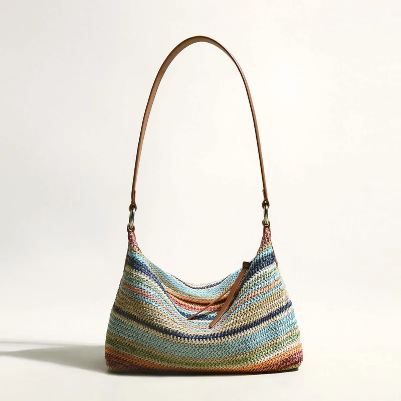 Rainbow Boho Shoulder Bag made by Zulily