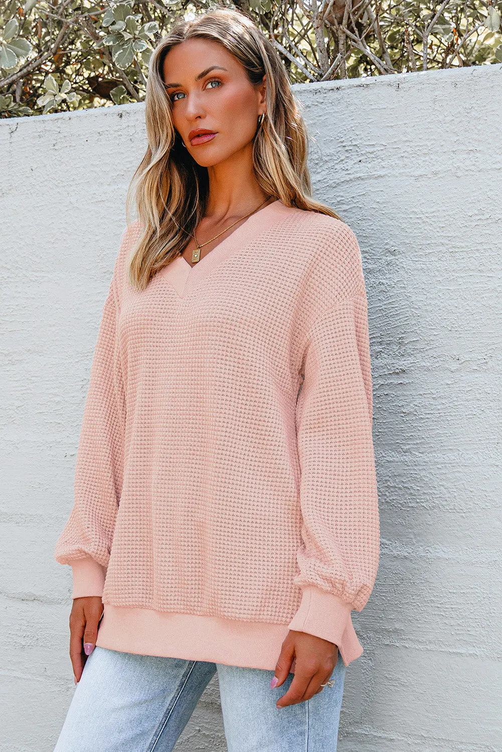 Threaded Pear Zoey Sleeve Knit top Long Sleeve Top sold by Zulily product image thumbnail 4