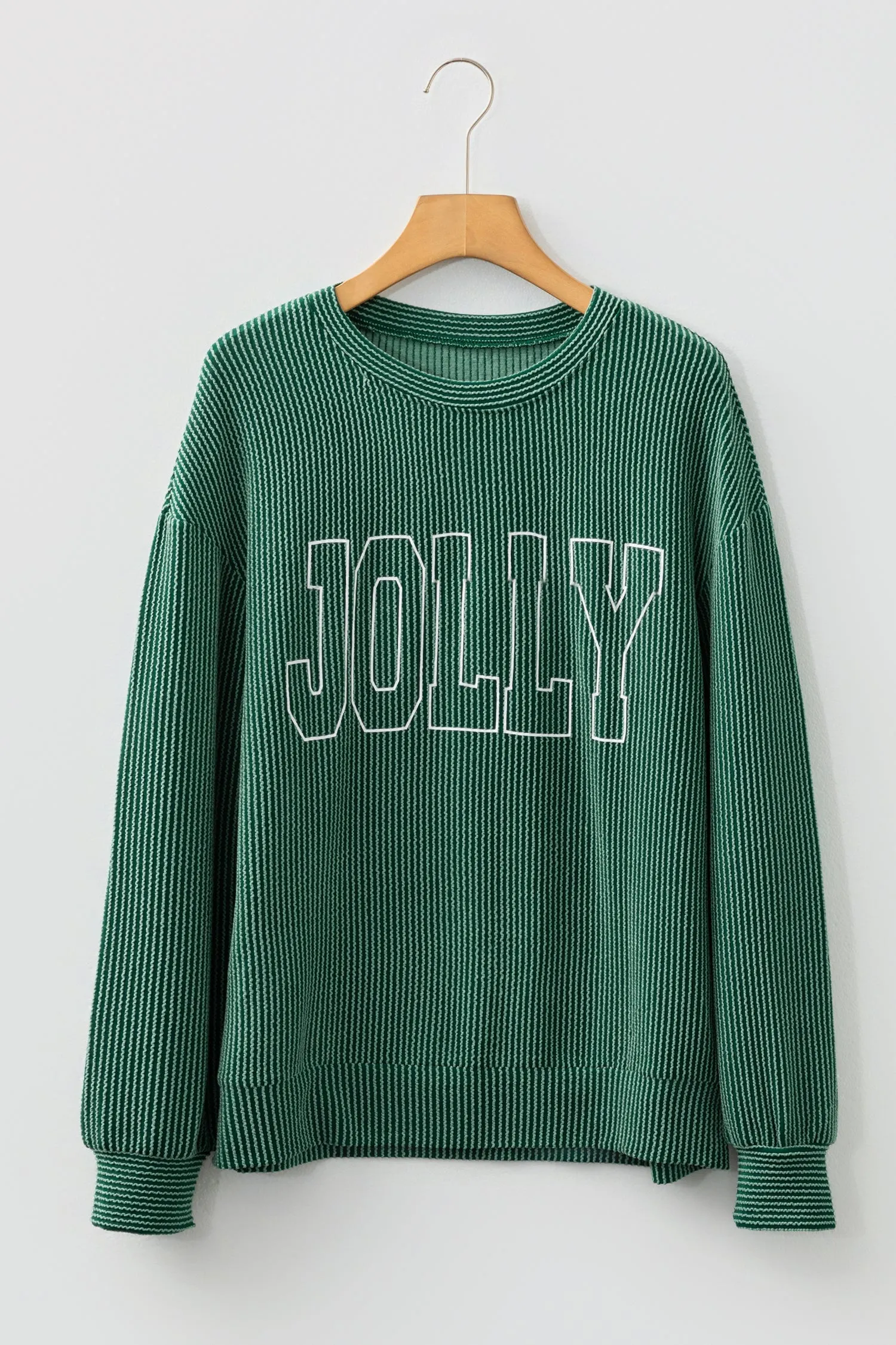 Threaded Pear Ximena Letter Graphic Loose Long Sleeve Top sold by Zulily product image thumbnail 5