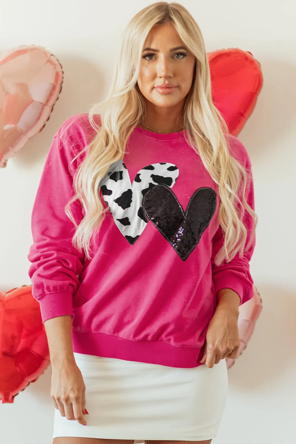 Threaded Pear Whitley Heart Patch Graphic Sweatshirt sold by Zulily product image thumbnail 5