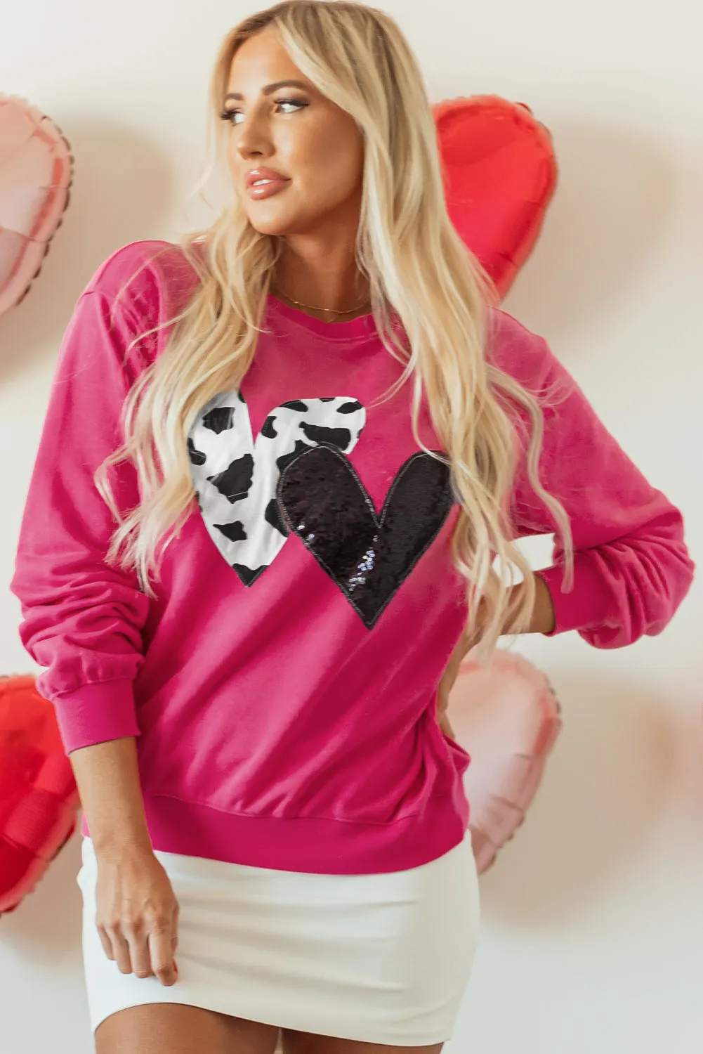 Threaded Pear Whitley Heart Patch Graphic Sweatshirt sold by Zulily product image thumbnail 3