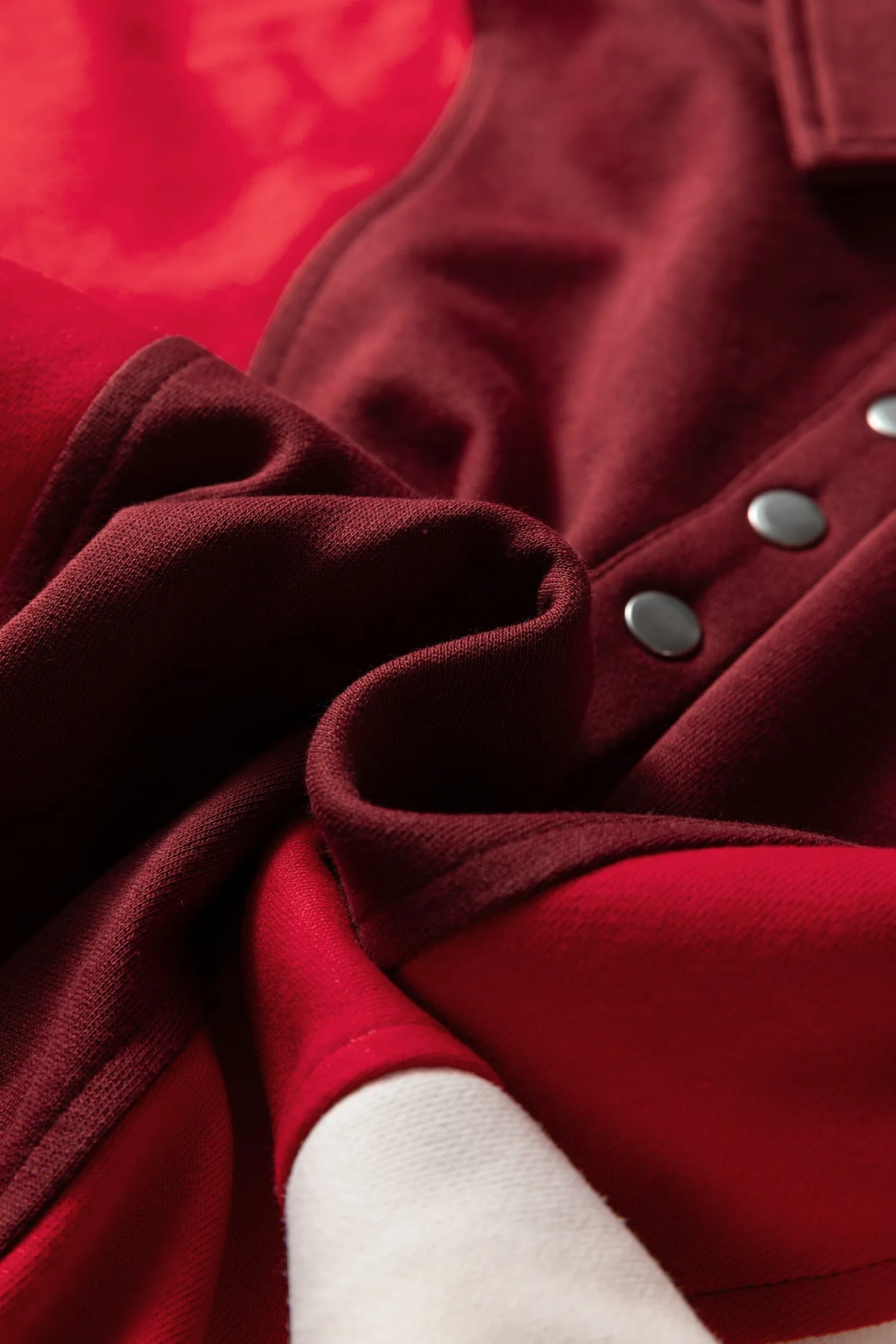 Threaded Pear Whitley Patchwork Snap Oversize Hoodie sold by Zulily product image thumbnail 4