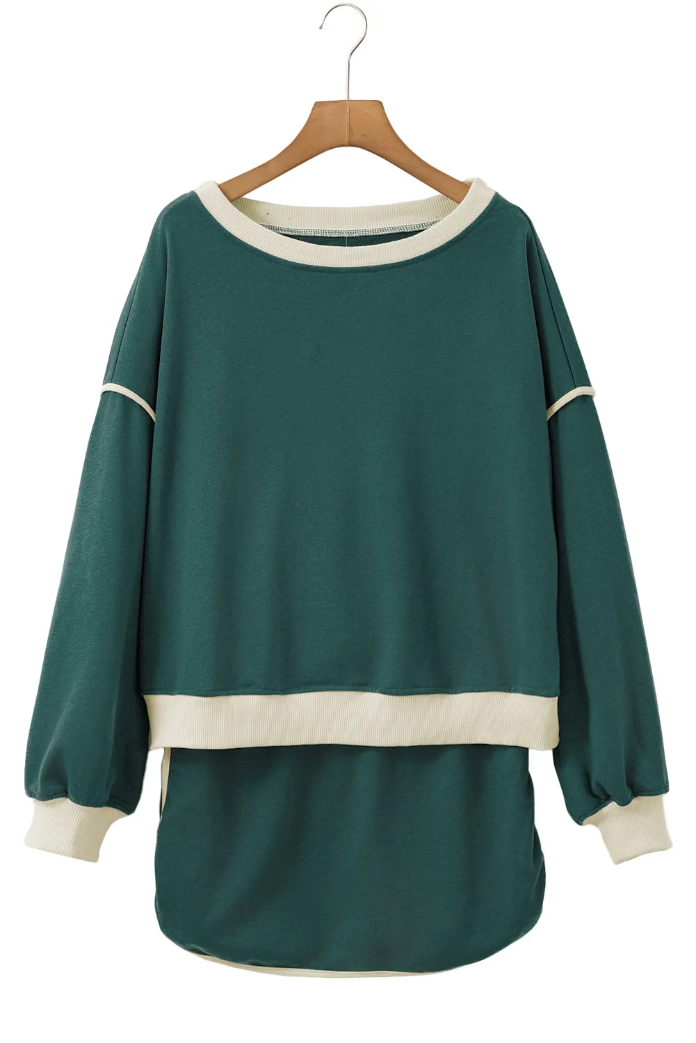 Threaded Pear Violeta Loose Pullover and Lace-up Waist Skort Set sold by Zulily product image thumbnail 5