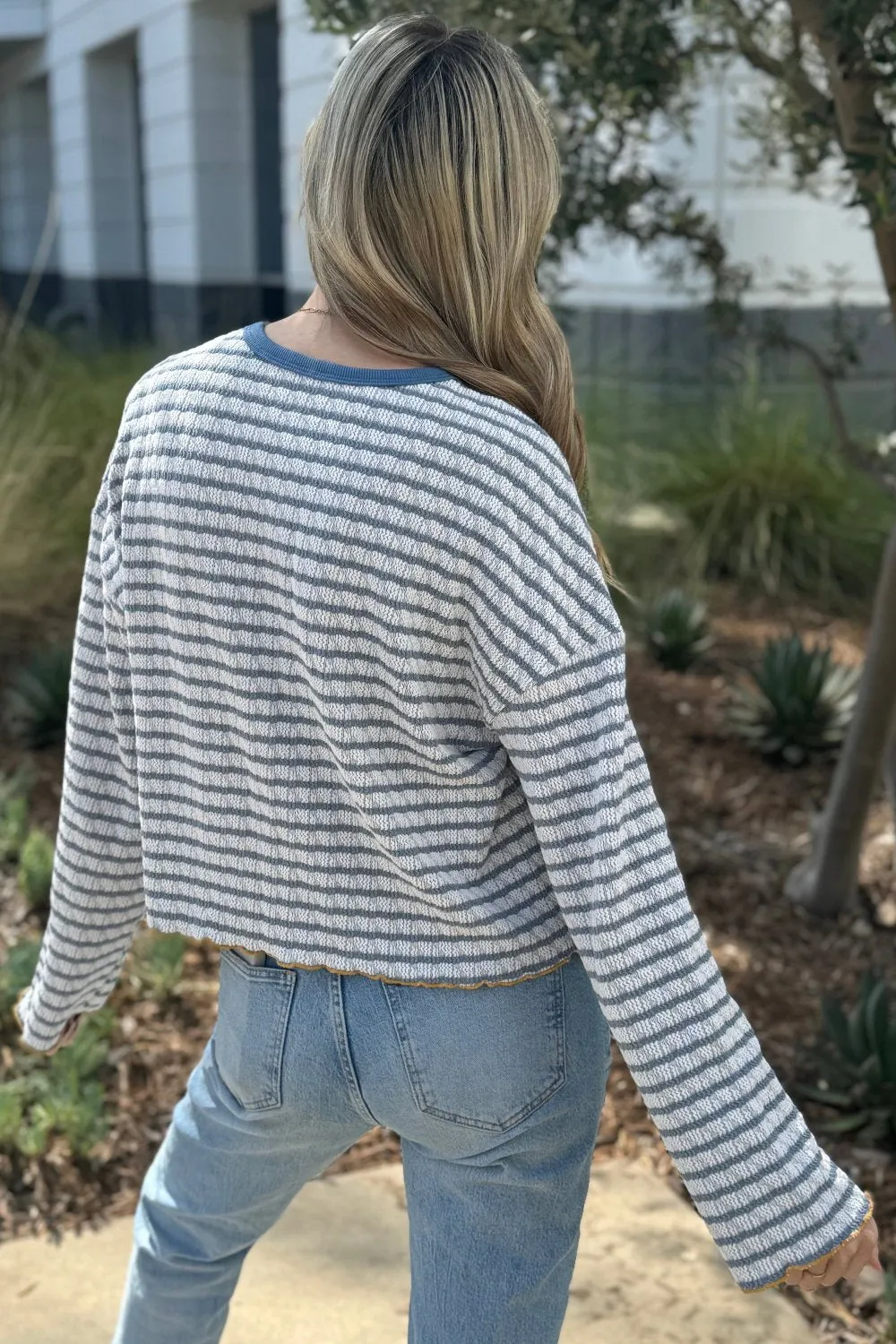 Threaded Pear Victoria Henley Top sold by Zulily product image thumbnail 2