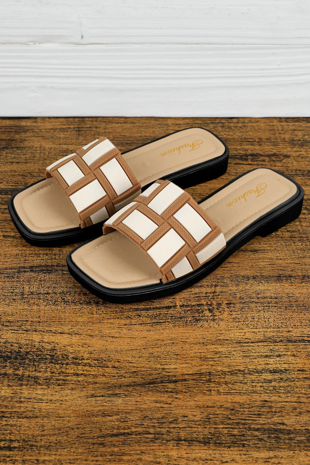 Threaded Pear Two Tone Square Toe Slippers sold by Zulily product image thumbnail 5