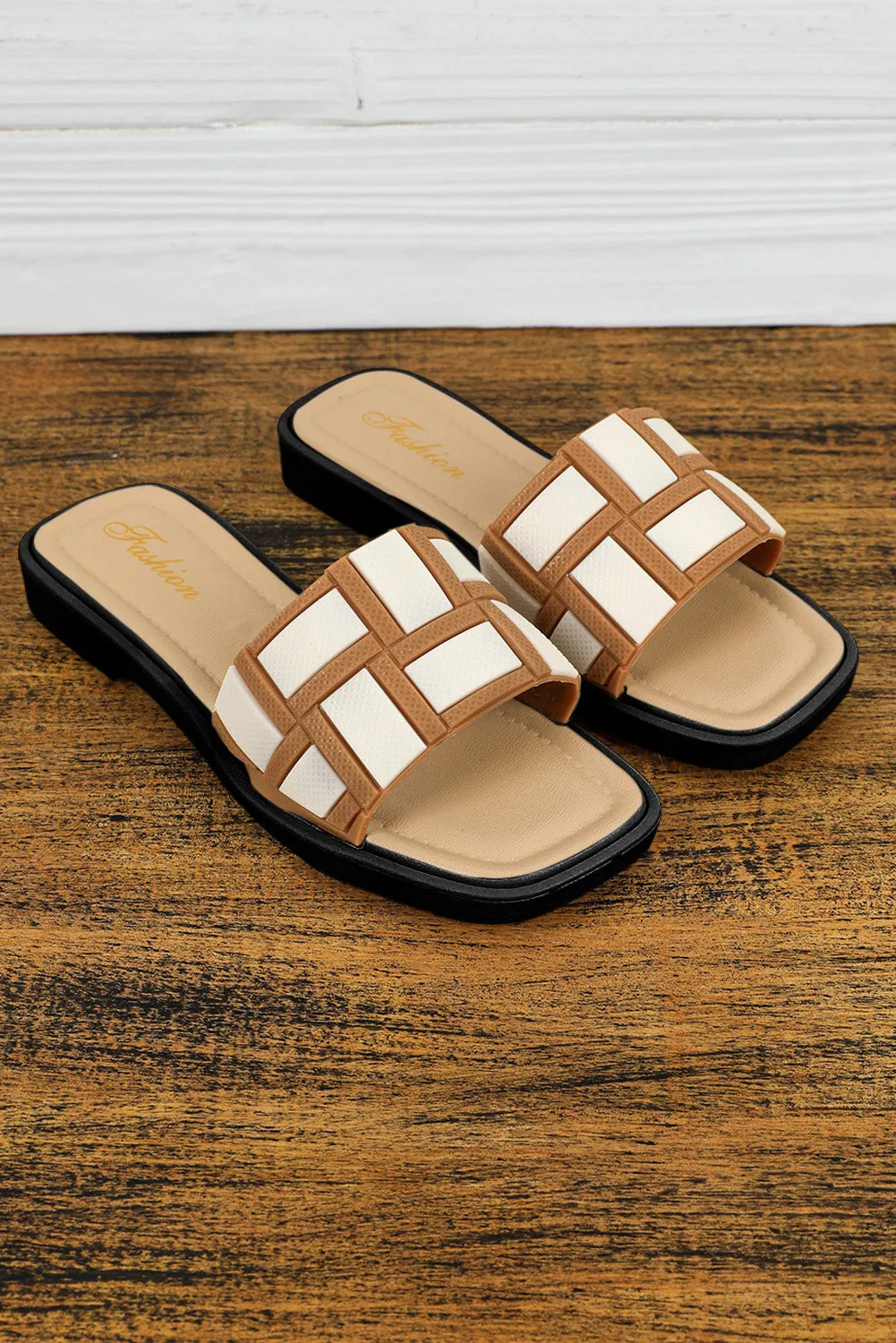 Threaded Pear Two Tone Square Toe Slippers sold by Zulily product image thumbnail 4