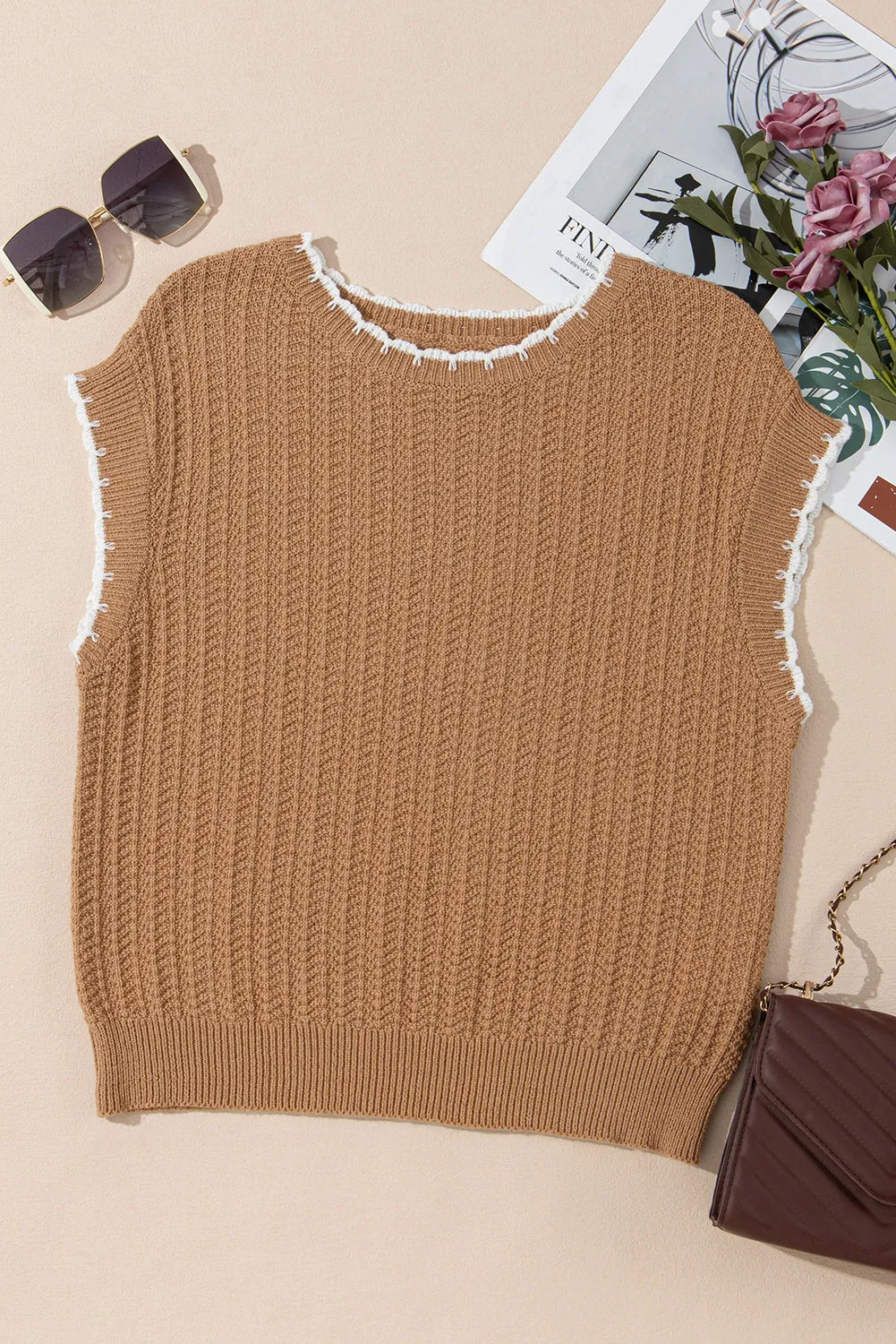 Threaded Pear Sophia Knit Short Sleeve Sweater sold by Zulily