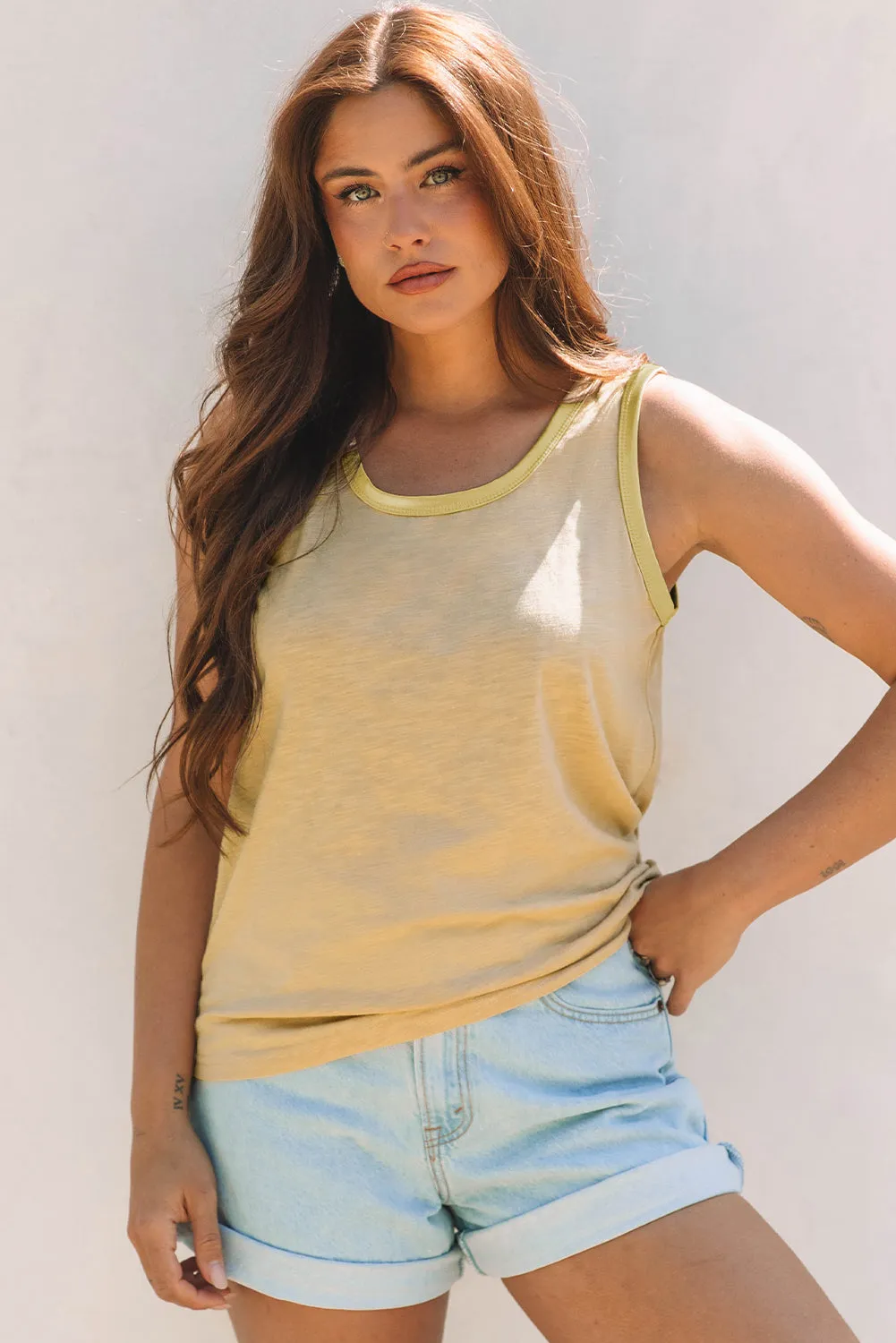 Threaded Pear Skyla Metallic Sheen Tank Top sold by Zulily product image thumbnail 4