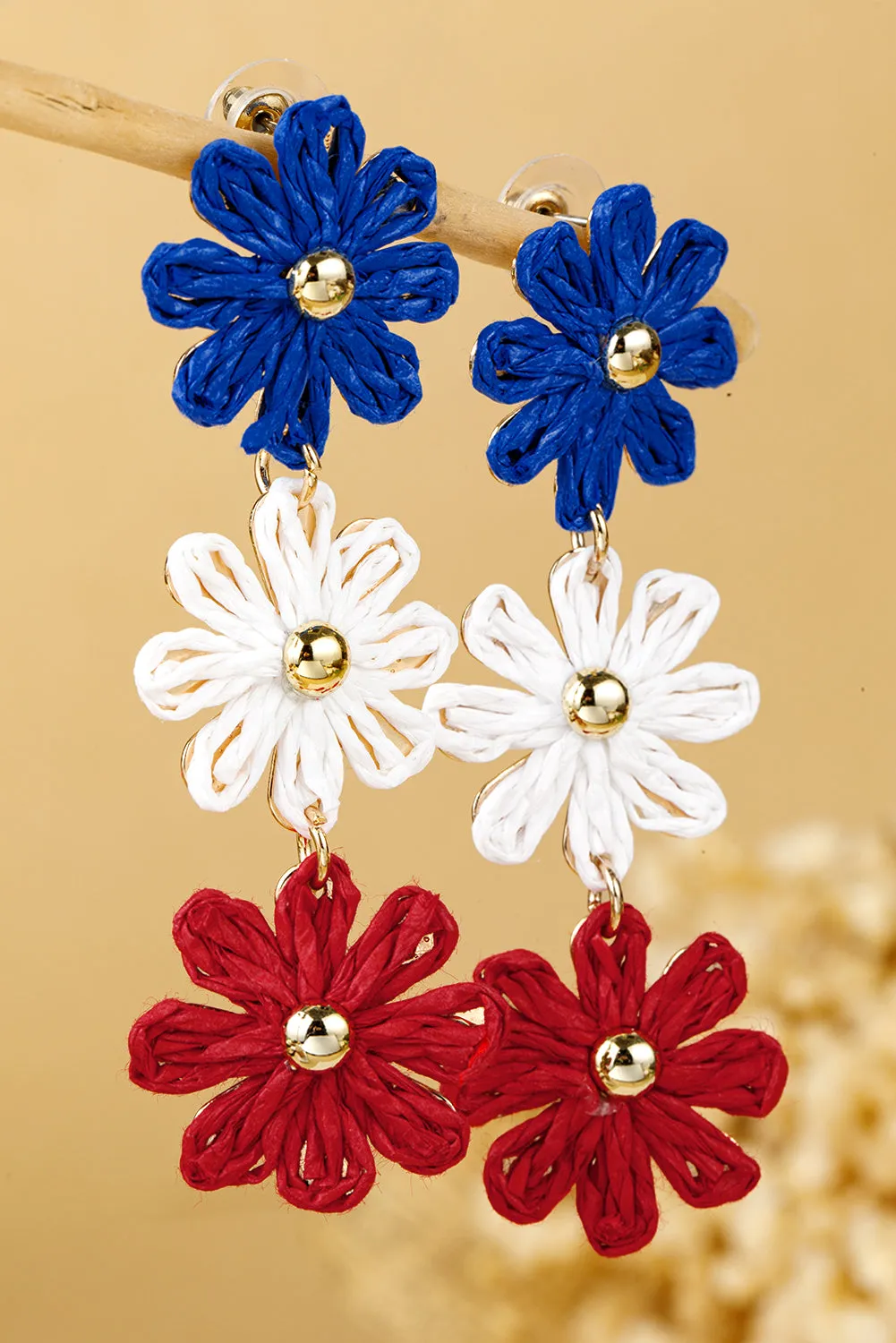 Threaded Pear Skyler Flowers Stud Dangle Earrings sold by Zulily product image thumbnail 5