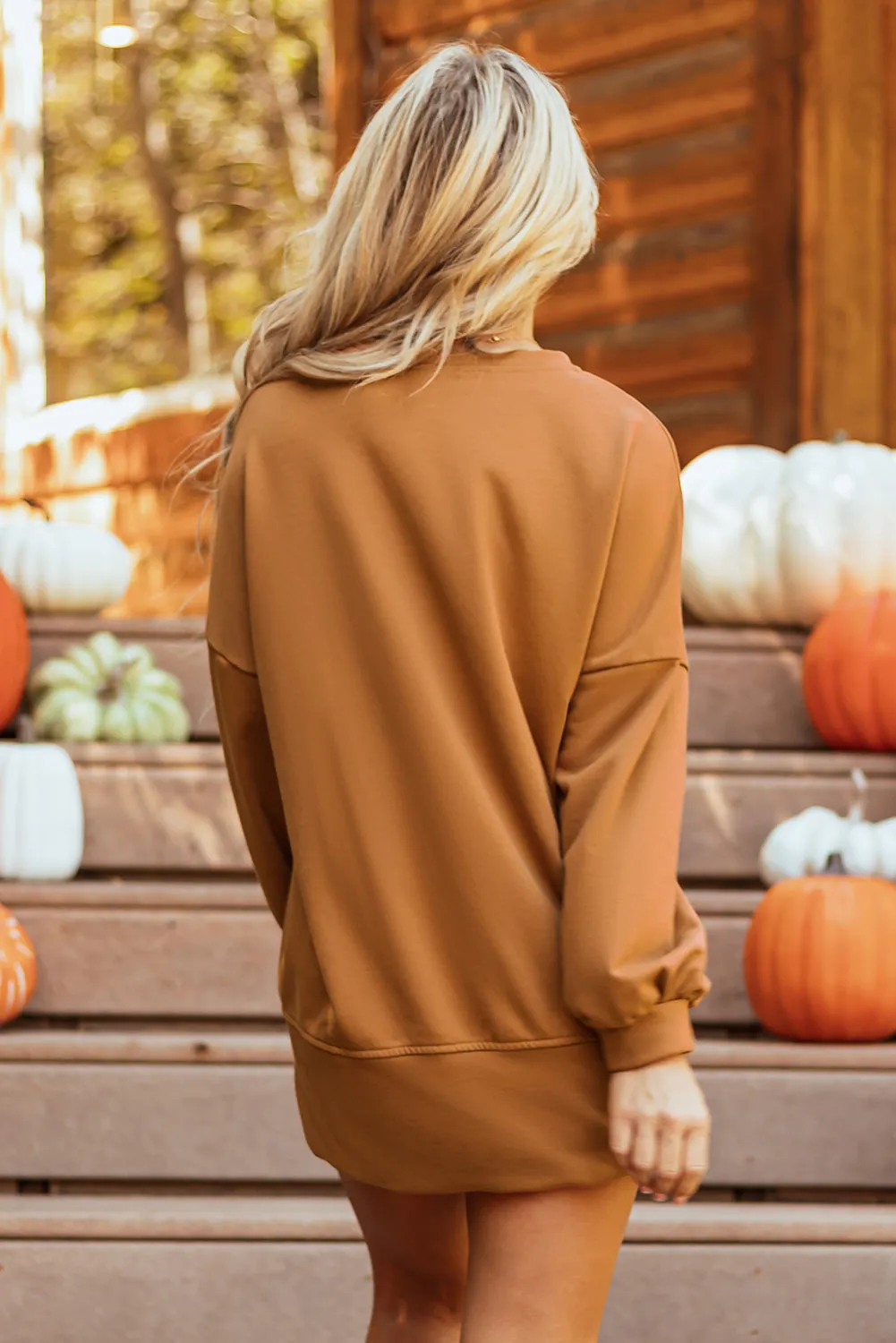 Threaded Pear Sequin Happy Halloween Long Sleeve Top sold by Zulily product image thumbnail 2