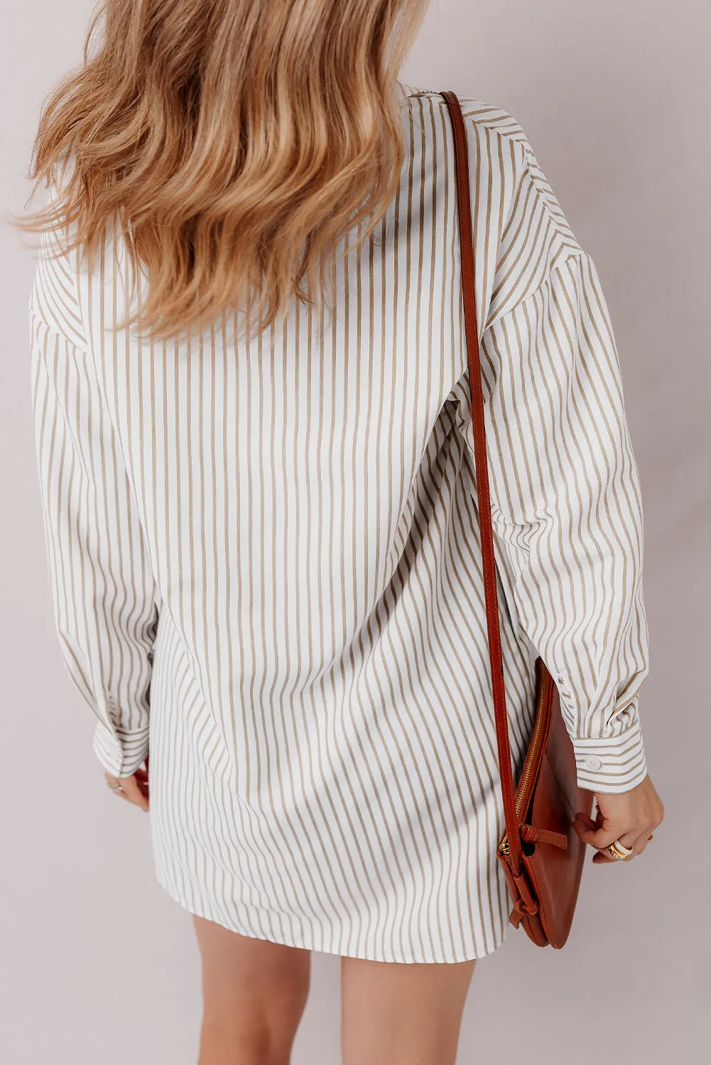 Threaded Pear Selena Long Sleeve Button Up Shirt Dress sold by Zulily product image thumbnail 2