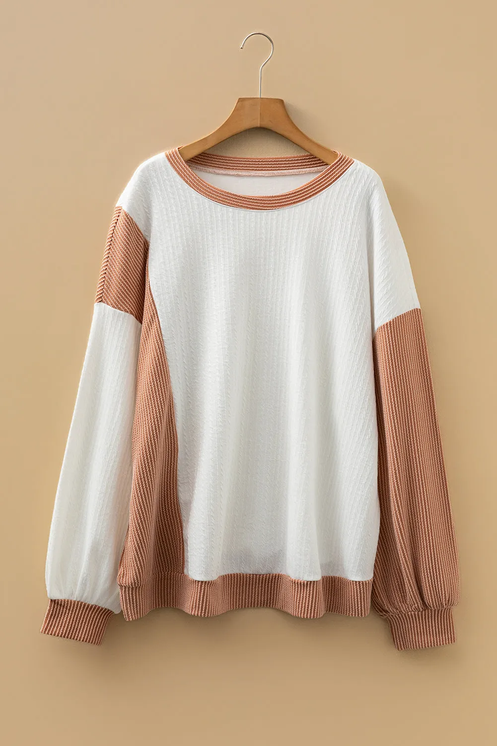 Threaded Pear Romy Color Block Knit PLUS Top sold by Zulily product image thumbnail 4