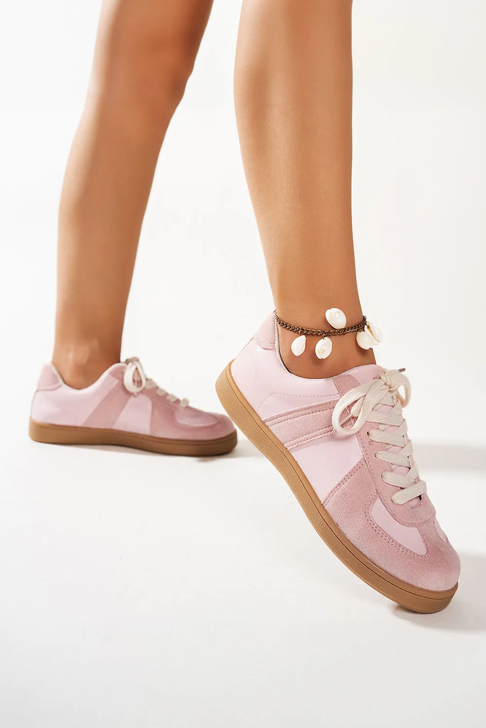 Threaded Pear Raina Two Tone Lace-up Sneakers sold by Zulily product image thumbnail 2