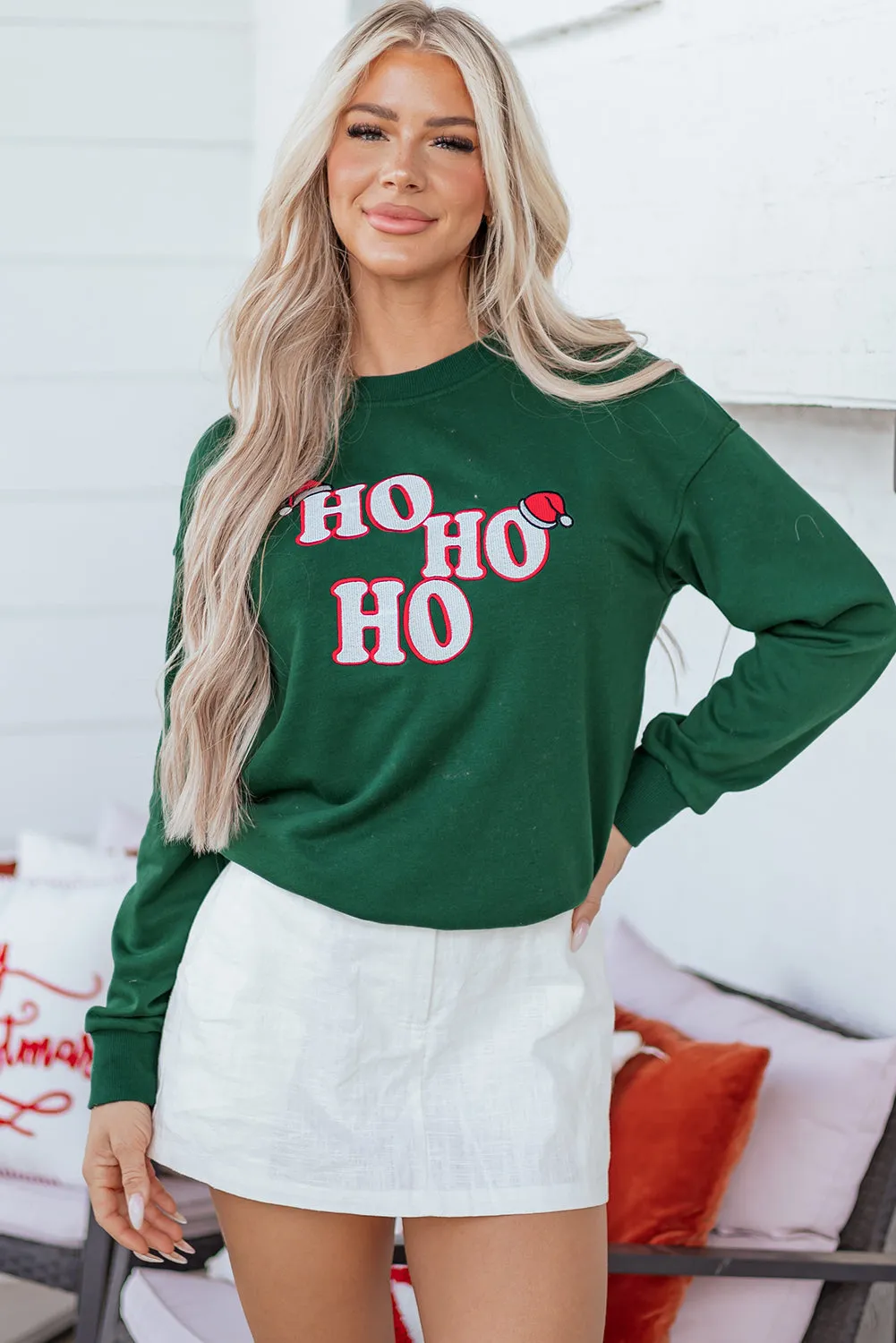 Threaded Pear Piagwen Graphic Christmas Fashion Sweatshirt sold by Zulily product image thumbnail 5