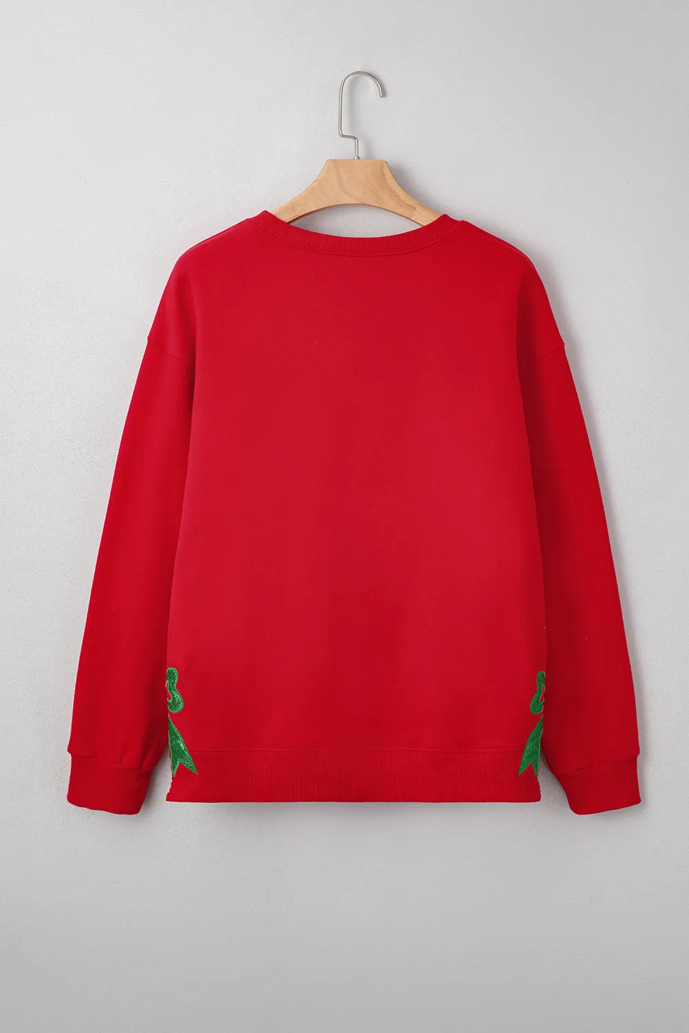 Threaded Pear Paulina Bow Decor Christmas Sweatshirt sold by Zulily product image thumbnail 2