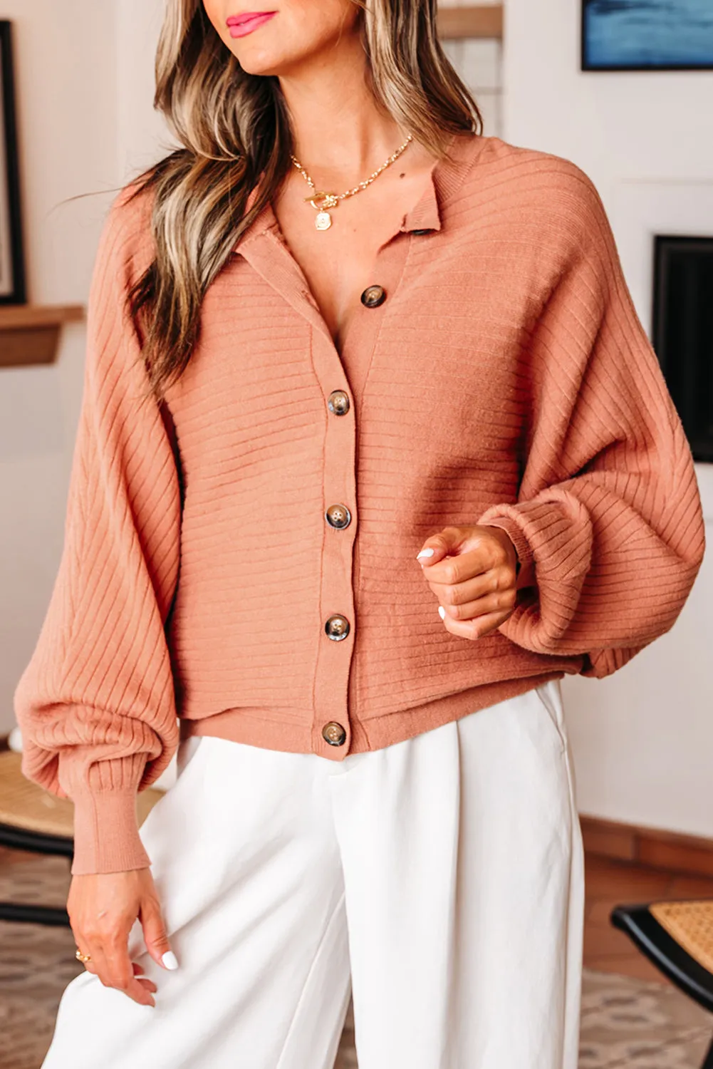 Threaded Pear Parker Button Front Dolman Sleeve Sweater Cardigan sold by Zulily product image thumbnail 5