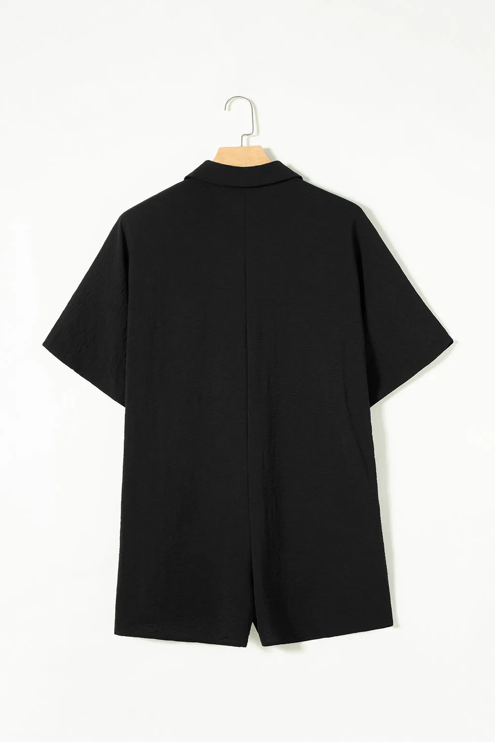 Threaded Pear Nyomi Half Button Collared Loose Romper sold by Zulily product image thumbnail 5