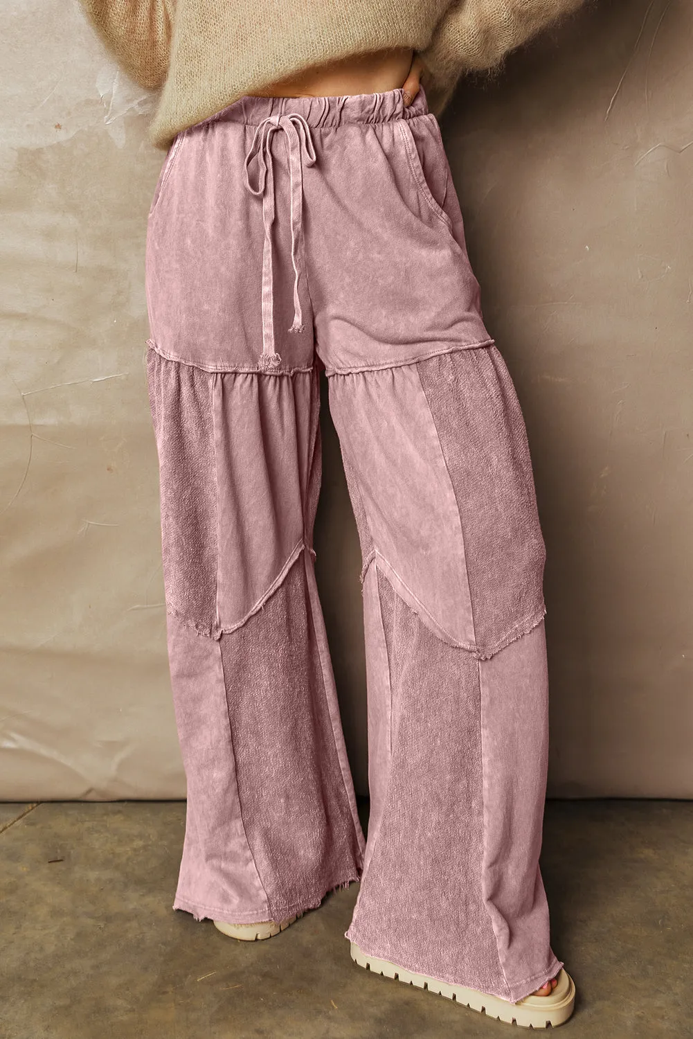 Threaded Pear Murphy Leg Patchwork Drawstring Pants sold by Zulily product image thumbnail 5