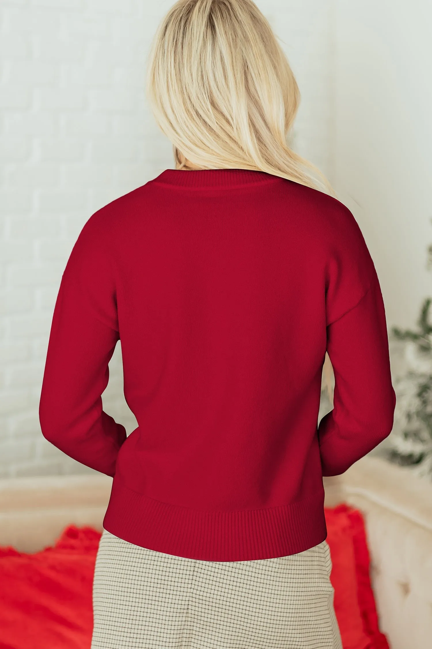 Threaded Pear Melanie Graphic Christmas Holiday Sweater sold by Zulily product image thumbnail 2