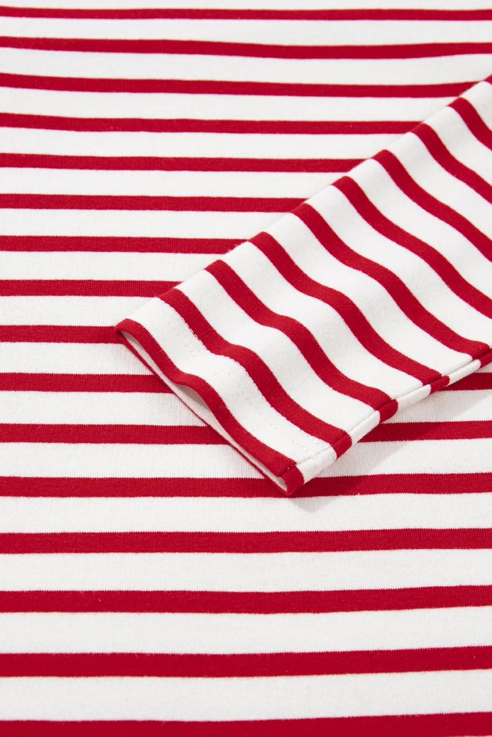 Threaded Pear Meilani Stripe Ruffle Trim Long Sleeve Top sold by Zulily product image thumbnail 5