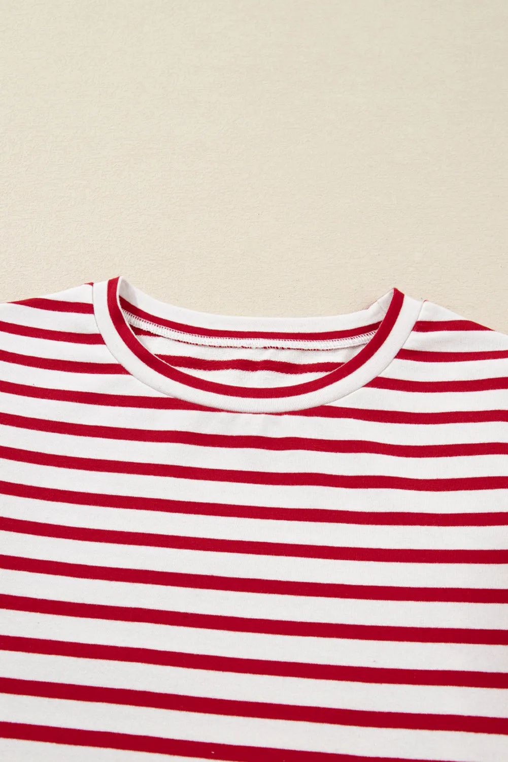 Threaded Pear Meilani Stripe Ruffle Trim Long Sleeve Top sold by Zulily product image thumbnail 3