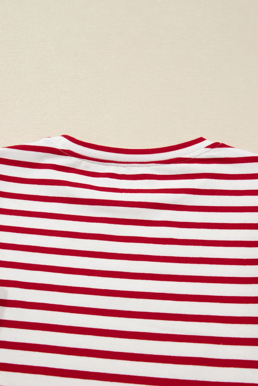 Threaded Pear Meilani Stripe Ruffle Trim Long Sleeve Top sold by Zulily product image thumbnail 4