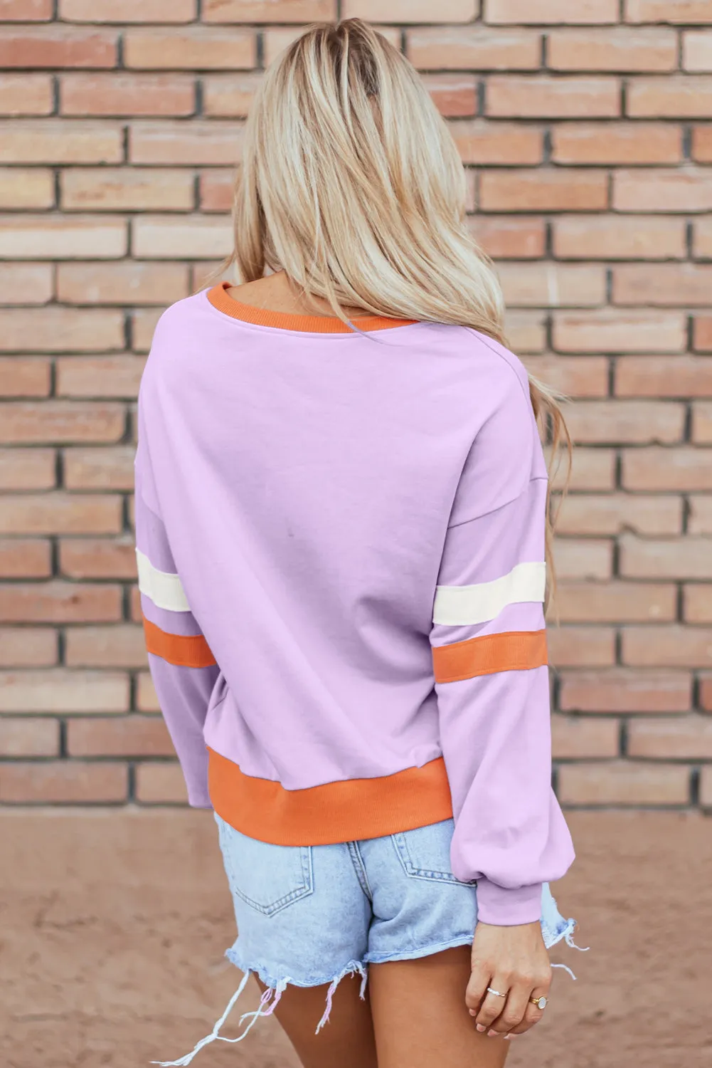 Threaded Pear Mazie V Neck Sweatshirt sold by Zulily product image thumbnail 2