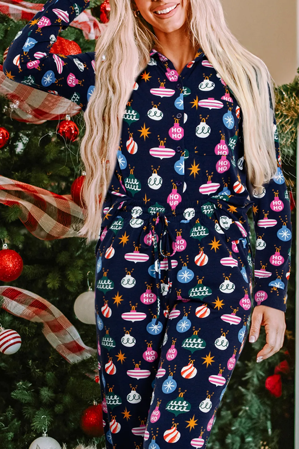 Threaded Pear Mazie Christmas Lights Print Shirt sold by Zulily product image thumbnail 4