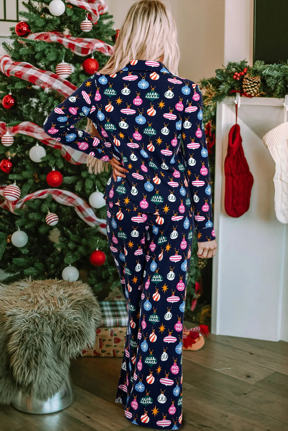 Threaded Pear Mazie Christmas Lights Print Shirt sold by Zulily product image thumbnail 2